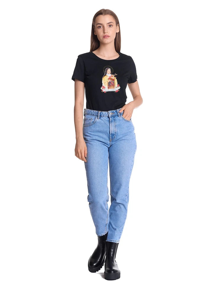 VIVE MARIA Holy Therese T-Shirt black